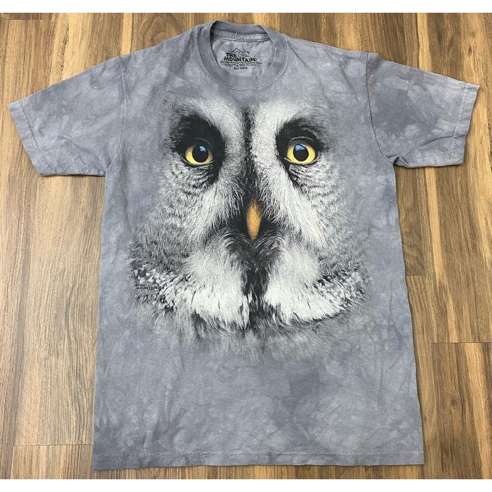 The Mountain USA 2013 Michael McGloin owl tie-dye cotton graphic t-shirt, S - Picture 1 of 5